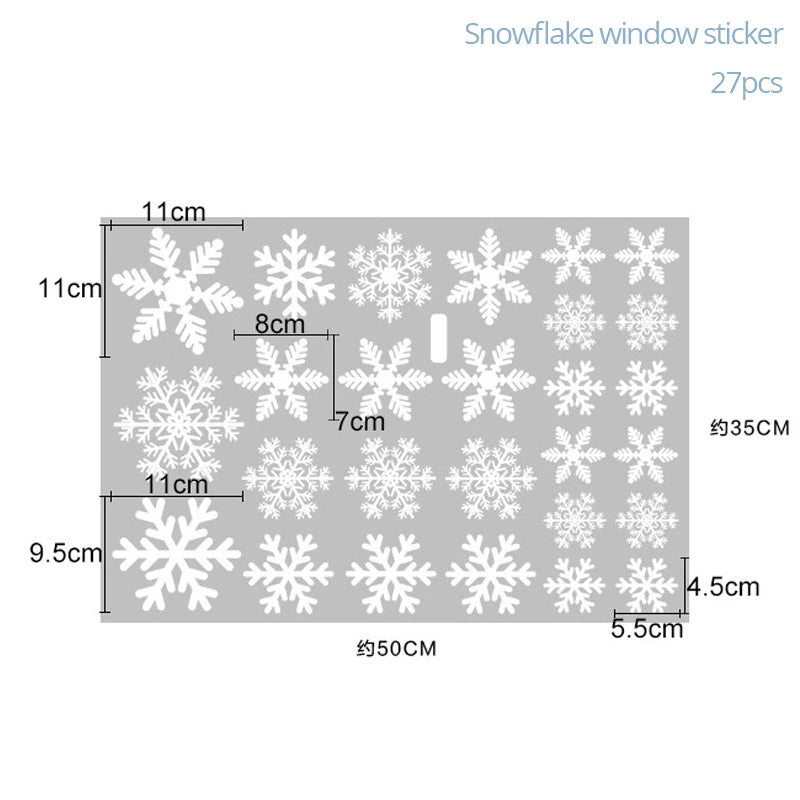 Snowflake Window Stickers