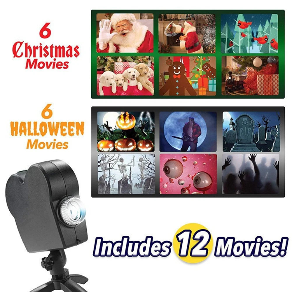 Halloween Christmas Projector